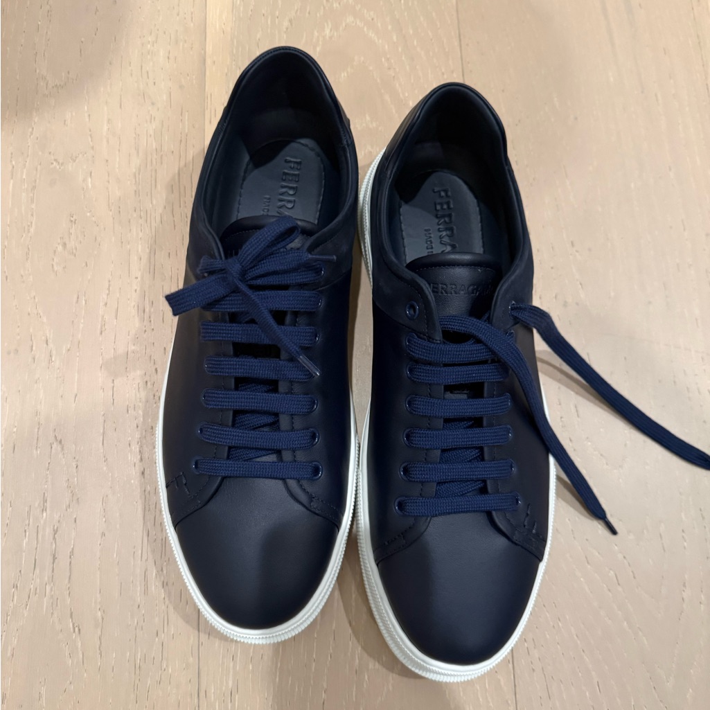 Midnight Blue Ferragamo Sneaker